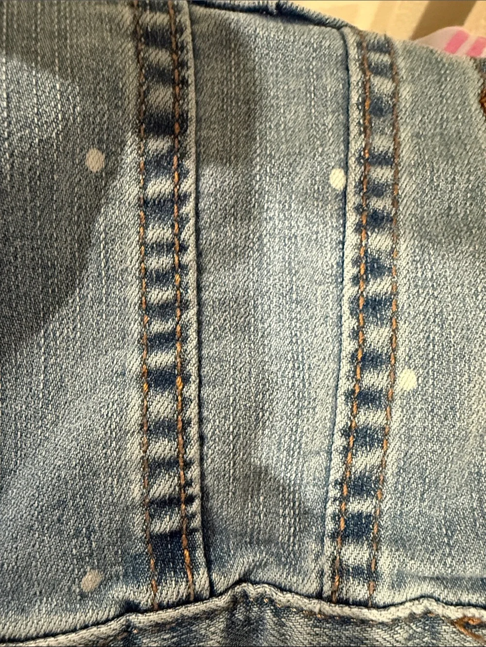 OshKosh B'gosh Medium Blue Denim Jacket with White Dot Accents